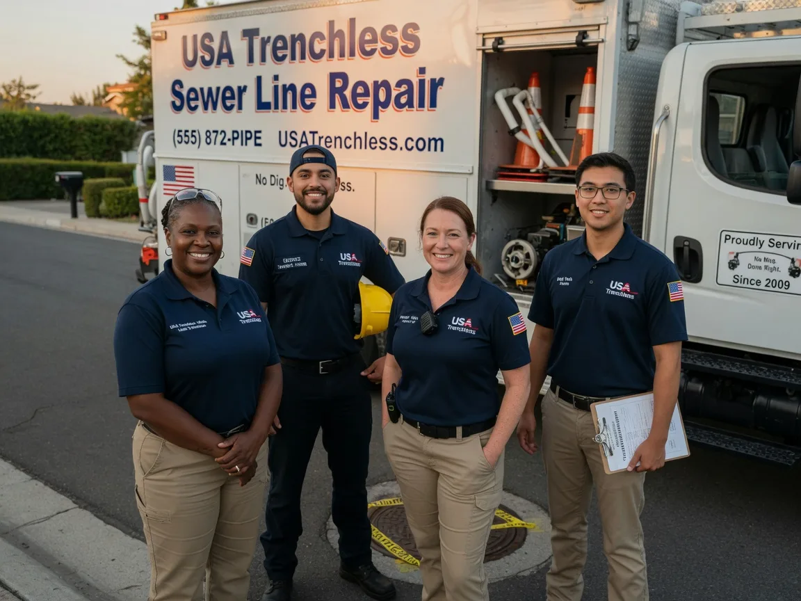 Sewer Line Repair company in Husser, LA